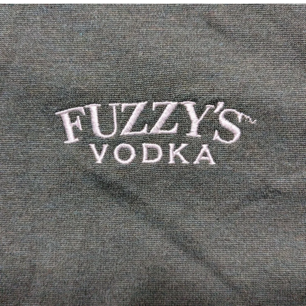 Fuzzy's Vodka x Brooks Brothers Men Medium Mock Neck Pullover Olive Green EUC